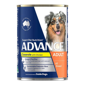 Advance All Breed Adult Dog Canned Wet Food - Casserole With Chicken