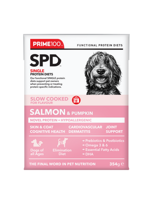 Prime100 SPD Slow Cooked Dog Food – Salmon & Pumpkin