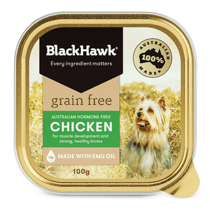 Black Hawk Grain Free Wet Adult Dog Food Tray - Chicken