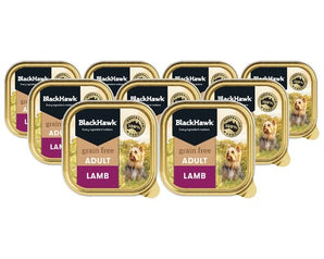 Black Hawk Grain Free Wet Adult Dog Food Tray - Lamb