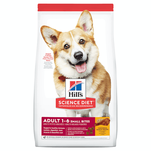 Hill’s Science Diet Small Bites Adult Dog Food (1-6) – Chicken & Barley Recipe