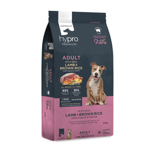 Hypro Premium Adult Dog Food – Lamb & Brown Rice