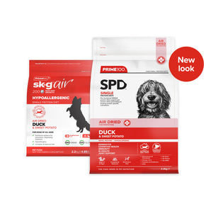 Prime100 SPD Air Dried Dog Food - Duck & Sweet Potato