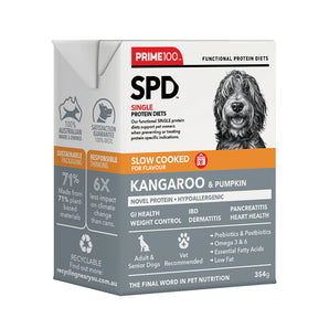Prime100 SPD Slow Cooked Dog Food – Kangaroo & Pumpkin