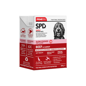 Prime100 - SPD Slow Cooked - Beef & Carrot - Tray of 12 x 354g