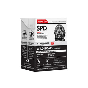 Prime100 - SPD Slow Cooked - Wild Boar & Pumpkin - Tray of 12 x 354g