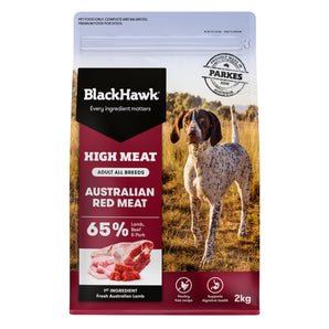 Black Hawk – Adult Dog – High Meat – Australian Red Meat