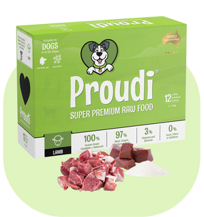 Proudi – Super Premium Raw Food for Dogs – Lamb