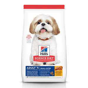 Hill’s Science Diet Small Bites Adult Dog Food (7+) – Chicken Meal, Barley & Brown Rice Recipe