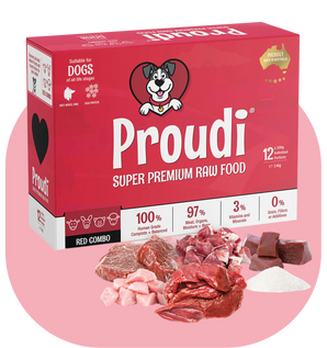 Proudi – Super Premium Raw Food for Dogs – Red Combo