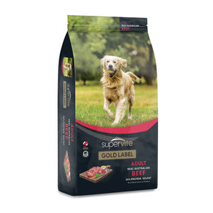 Supervite Gold Label Adult Dog Food – Australian Beef