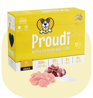 Proudi – Super Premium Raw Food for Dogs – Chicken